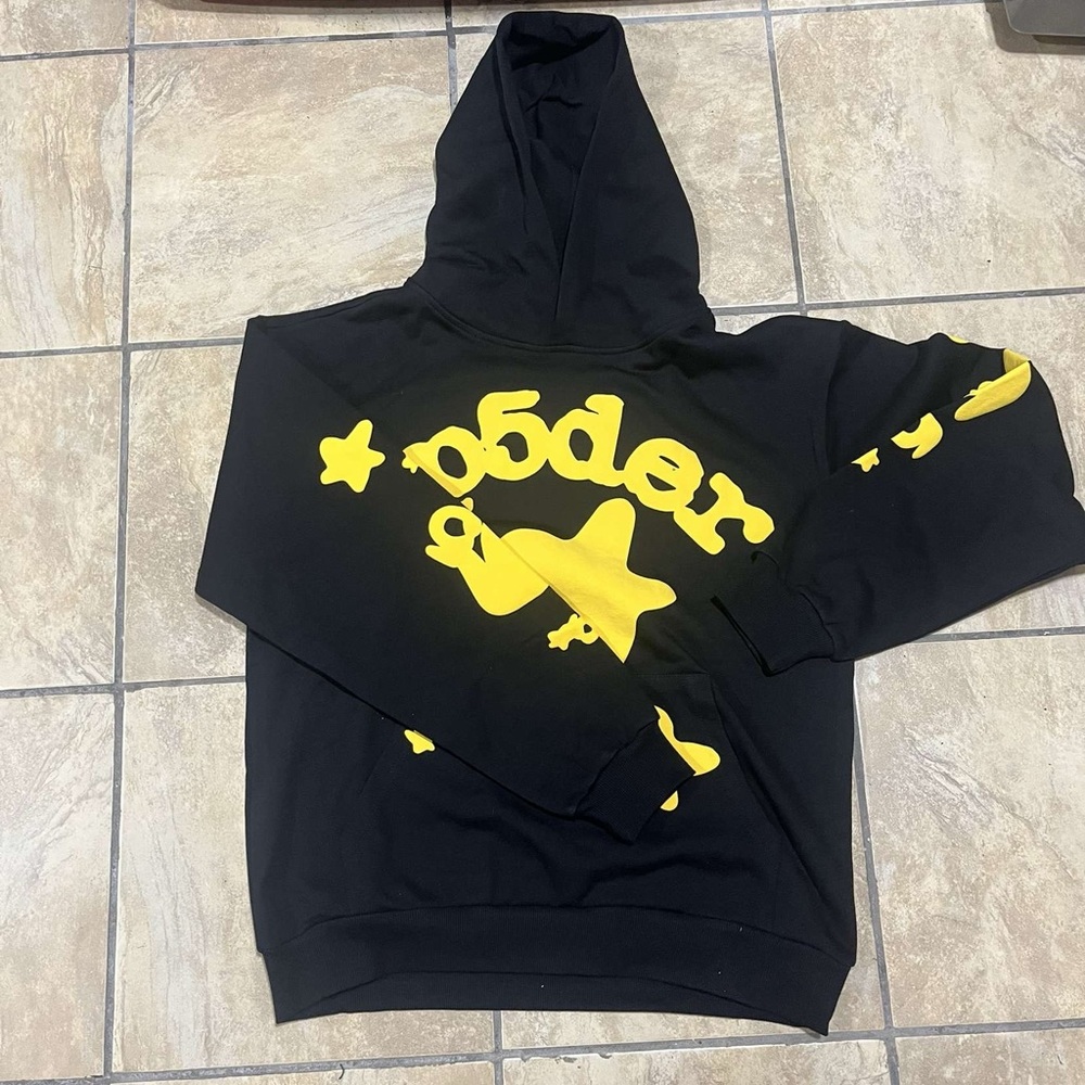 Black and Yellow spider hoodie